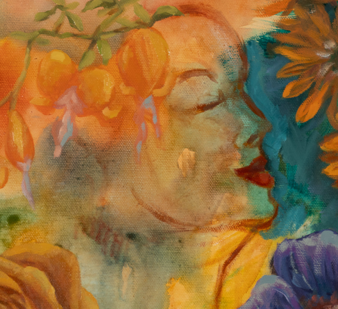 Held | Terracotta Floral Fine Art Print