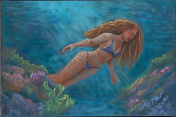 Release | Underwater Swimmer Fine Art Print