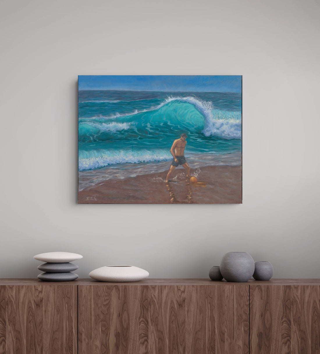 With the Tide | Turquoise Beach Fine Art Print