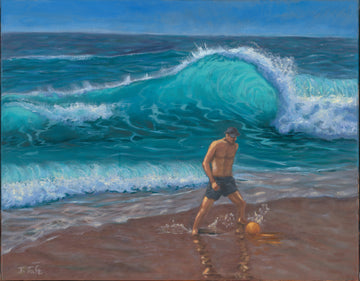 With the Tide | Turquoise Beach Fine Art Print